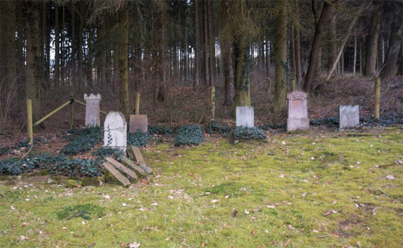 Der jüdische Friedhof in Ovenhausen (Foto: Bordfeld).  