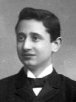 Salomon Neuberg 1894 beim Abitur  
