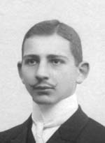Walter Fränkel 1907 beim Abitur  