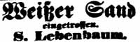 Zeitungsanzeige vom 31.10.1914  