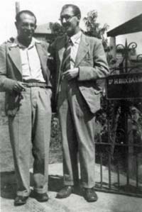 Die Brüder Gustav und Hartwig Buxbaum Ende der 1930er Jahre in Südafrika  