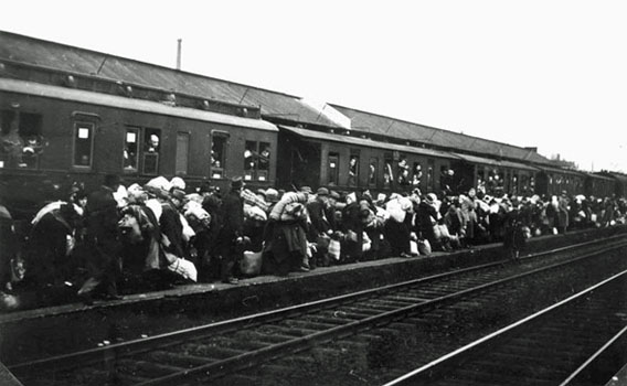 Abtransport von Bielefeld nach Riga am 13.12.1941.  