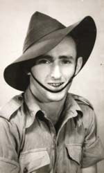 Albert Kleeberg 1942 als australischer Soldat  