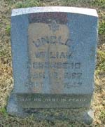 Der Grabstein für William Rosenberg in Greenville  