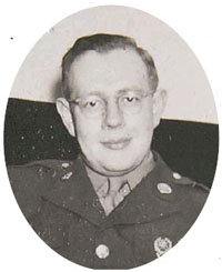 Rudy Pins als Soldat (vermutlich um 1947/48)  