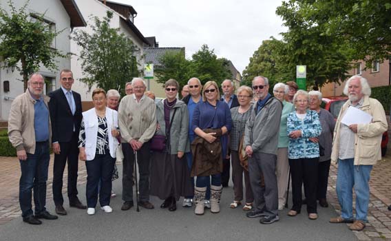 Empfang der Familie Lowenstein in Fürstenau