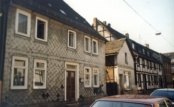 Die Häuser der Brüder Dillenberg, Stummrigestraße 45 und 47 (Foto 1989)  