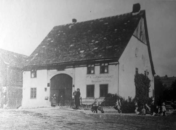 Das von Samuel Rose errichtete Haus in Brenkhausen (Aufnahme von 1910)  
