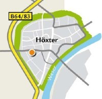 Lageplan in Höxter Lageplan in Höxter