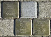 Stolpersteins for Dietrich Löwendorf and the immigrant children Walter and Paula in Winnigstedt  