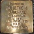 Stolperstein für Ida Netheim-Marchand  