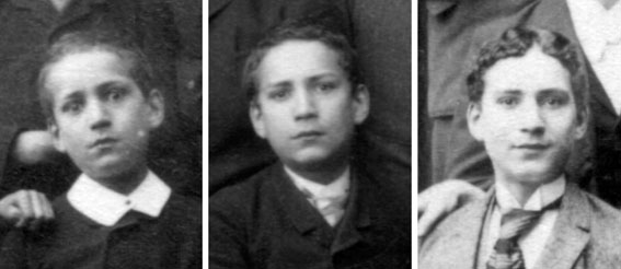 Max Rosenstern 1888, 1891 und 1894 als Schüler des KWG  