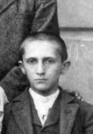 The 13-year-old Paul Netheim as a fourth-class pupil at the KWG high school  