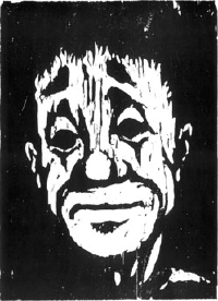 The Old Clown. 1968. 440 x 320 mm