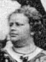 Lina Rosenberg 1914 (Identifikation unsicher).  
