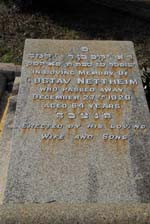Der Grabstein für Gustav Nettheim auf dem Rookwood Cemetery in Sydney  